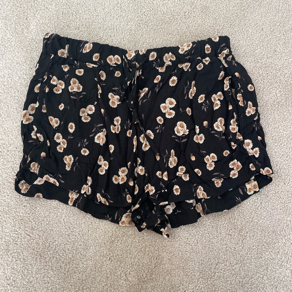 Brandy Melville Sunflower Shorts